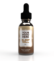 Private label sleep oil with custom packaging for your brand.
